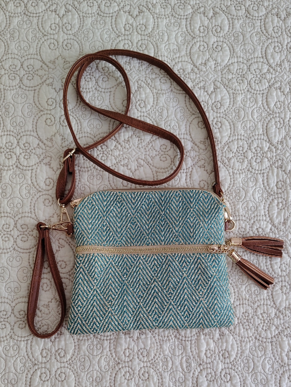 Jen & Co. Crossbody‎ wristlet bag